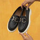 St- socrates kadın hakiki deri makosen ayakkabı siyah / women > shoes > loafer