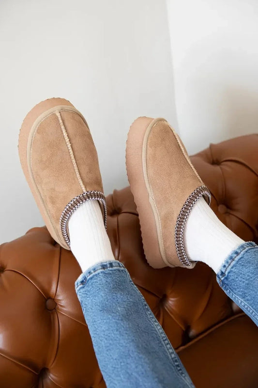 Women > shoes slippers st- belis kadın düz taban ev terliği vizon