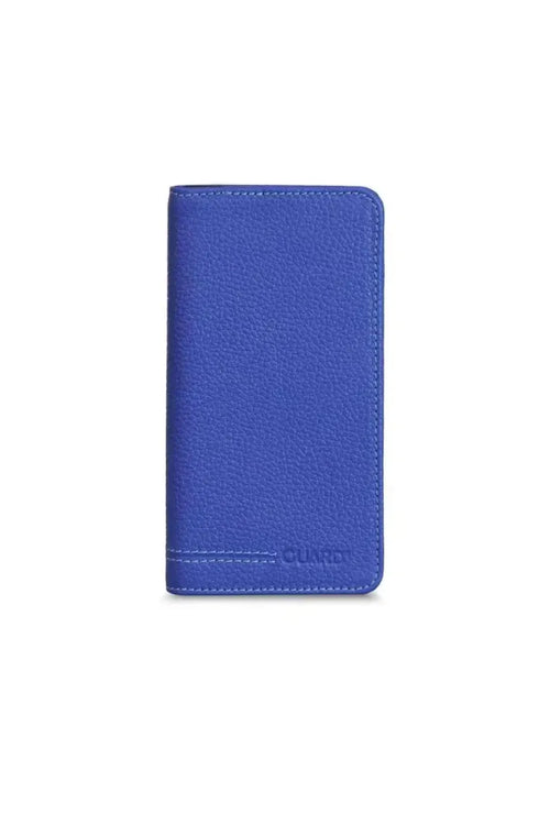 GD- Blue Black Leather Portfolio Wallet with Telephone Entry