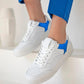 Women > shoes sport st- wantt kadın deri spor ayakkabı beyaz-mavi
