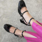 St- wesley kadın topuklu rugan ayakkabı siyah / women > shoes > sandals