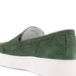 So- yeşil süet sneakers erkek ayakkabı