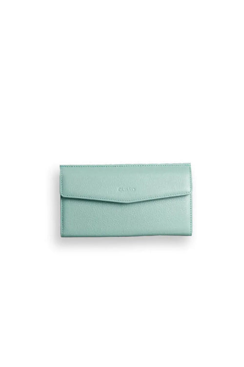 GD- Water Green Telephone Input Leather Lady Wallet