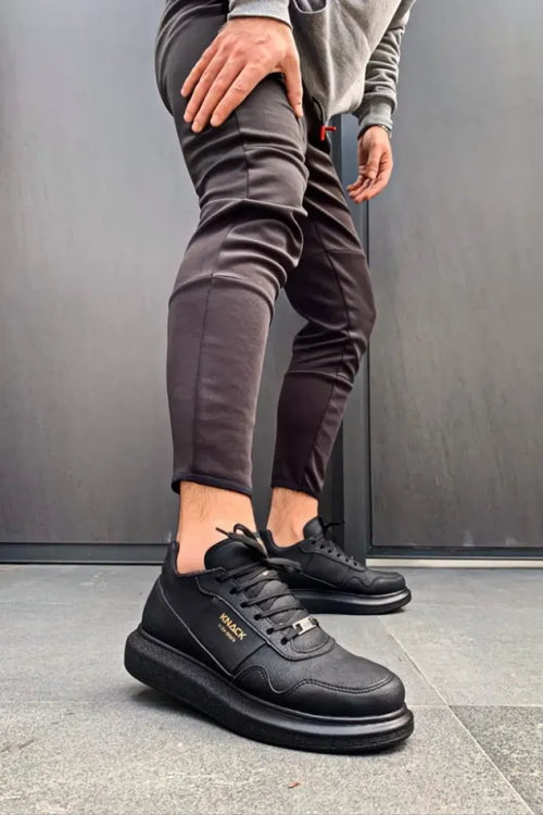 KN-visoke osnovne dnevne cipele 040 crna (crna baza)