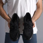 Kn- yüksek taban mevsimlik keten ayakkabı 009 siyah (siyah taban) / man > shoes